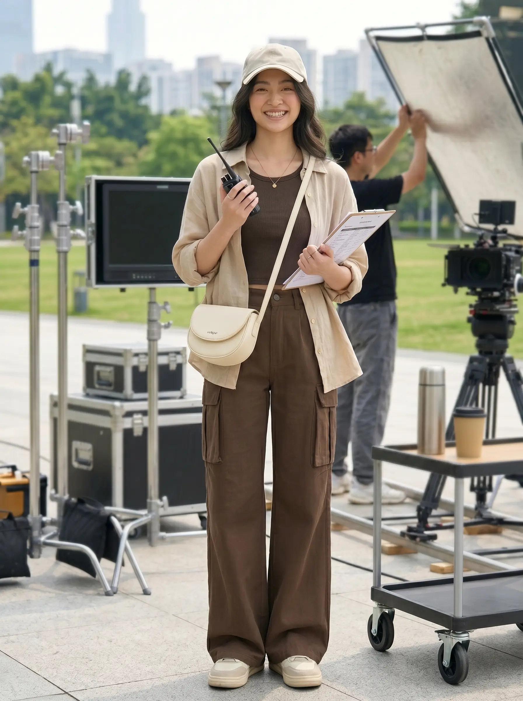 Moony Sling Bag - Ivory