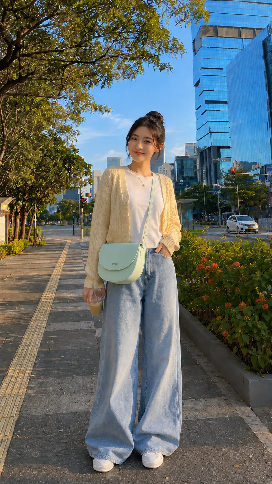 Moony Sling Bag - Icy Green