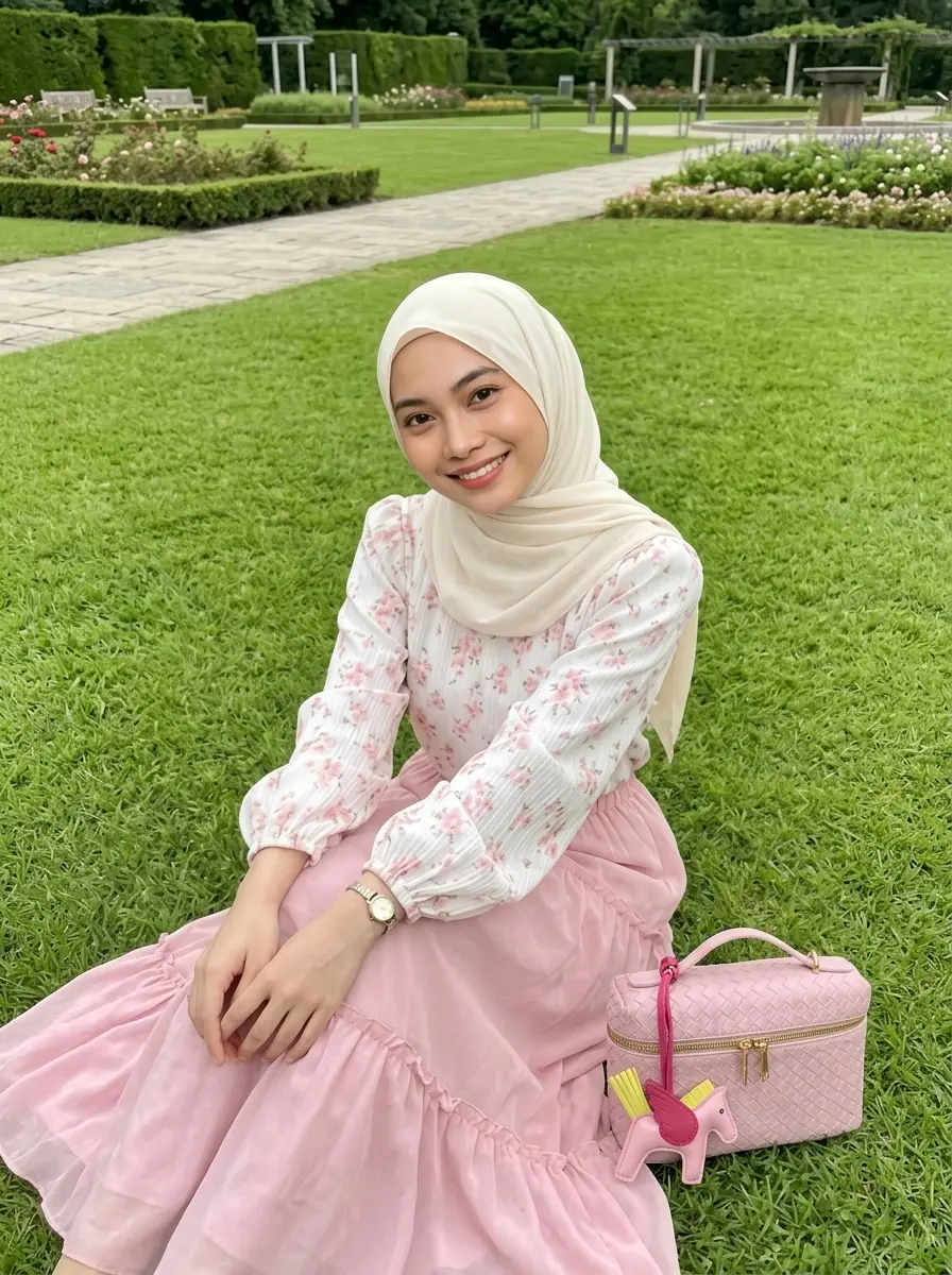 Juliette Hand Bag - Baby Pink 2